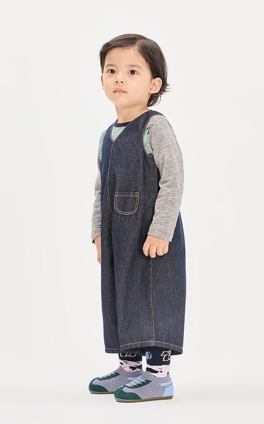 jnby  26年春款  牛仔背带长裤 YQ1E10070 商品图3