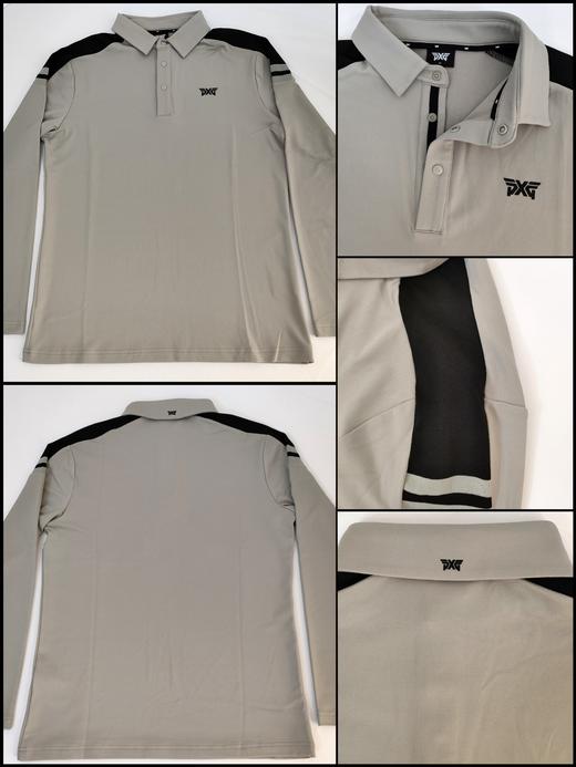 春新款男士拼肩撞色长袖上衣来啦！渠道高品质❗️质感好到爆！平铺渣图都这样，仔细分吧！⚠️放大看这个质感！多好啊！ 商品图4