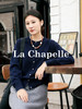 天猫同步【基础款时髦look~】拉夏贝尔/La Chapelle绵羊毛+桑蚕丝圆领花边针织开衫慵懒毛衣设计感上衣 商品缩略图4