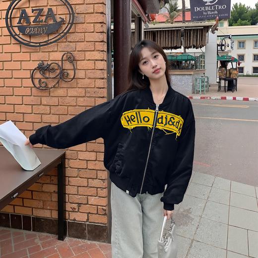 PCS字母印花拼接棒球服外套51104 冬季 251664210202 商品图0