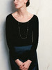 ABOAB｜Eye Loop Necklace  (navy) [ 项链 银+蓝珐琅  ]【WITHIN THE HORIZON】 商品缩略图2