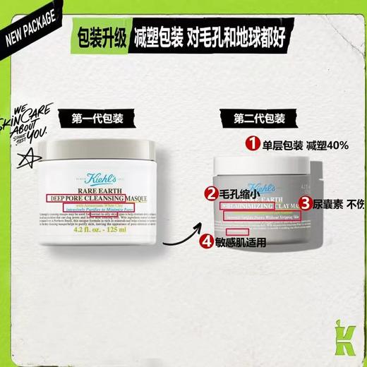 【全球购】KIEHL'S科颜氏新版白泥面膜125ml-wskl581_bba 商品图12