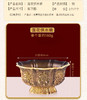 精工铜制立体浮雕八吉祥莲花供水杯家居八宝供水碗桌面装饰摆件 商品缩略图4