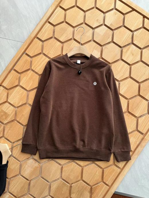 D122625基础圆领休闲内搭男士德绒打底衫卫衣 商品图6