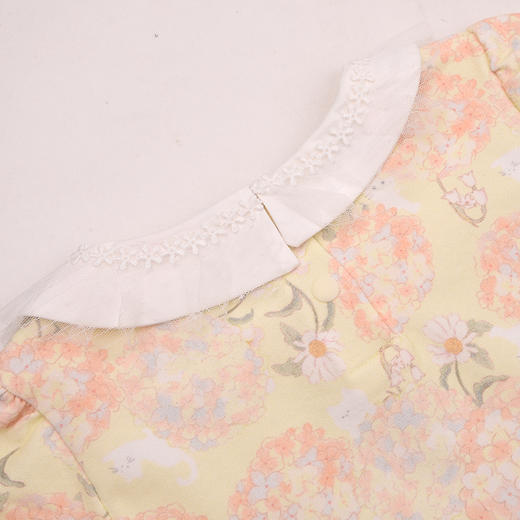 棉果果春季新品女童小线圈网纱小碎花公主裙网纱连衣裙M122700226115 商品图4