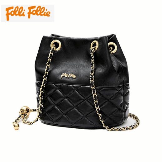 Folli Follie  羊皮水桶包SB23PYP009（3-5天发货） 商品图0