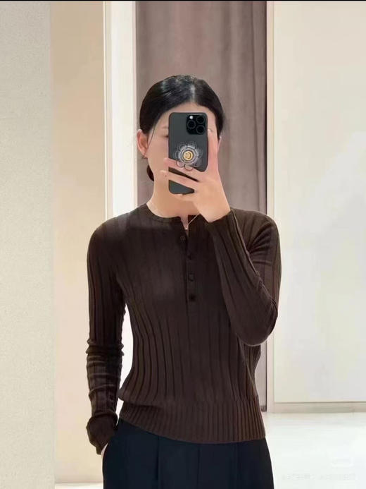 代工厂跟单出！小禾100绵羊毛坑条针织衫！ 商品图6