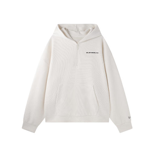 BJHG不计后果美式连帽卫衣男款春季新款潮拉链polo领灯芯绒帽衫女 商品图3