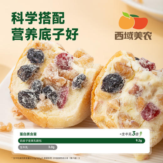 【顺丰】西域美农 奶皮子坚果奶酪包128g  奶香浓郁，果干坚果口感 酸甜不腻  顺丰发货 商品图2