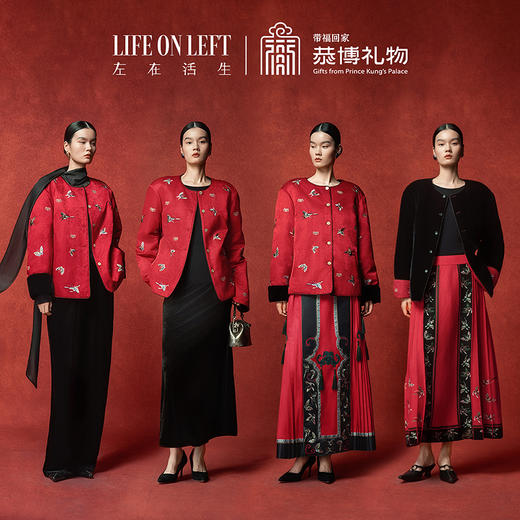 【林栖设计小店】嘉年鸿福|双面双穿棉衣恭王府联名2026早春新款外套女1961102 商品图6