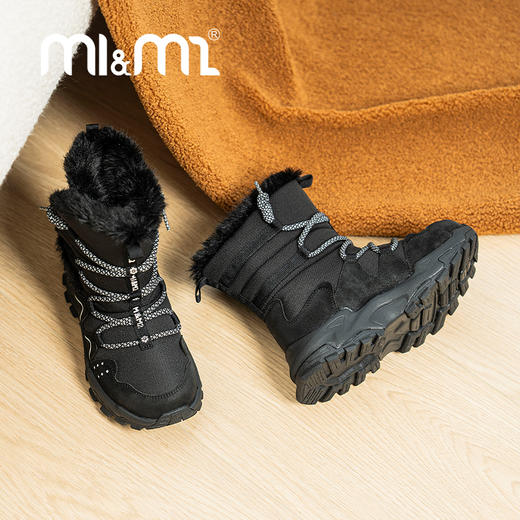 M1M2反光绑带雪地靴M542A3075 商品图4