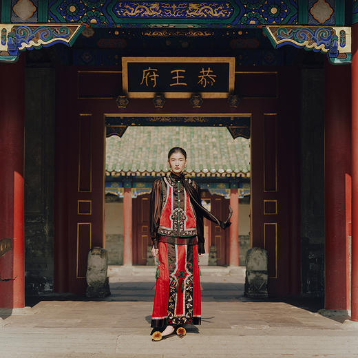 【林栖设计小店】马上有福|马面裙恭王府联名2026早春新款半身裙女1961229 商品图1