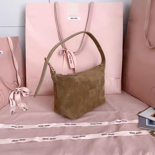 缪缪 新品 麂绒皮 饭盒包 （LZ） 商品图1