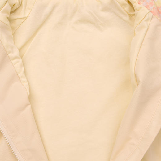 棉果果春季新品女童涤丝纺纯棉内里甜美可爱花边连帽风衣M122100326106 商品图4