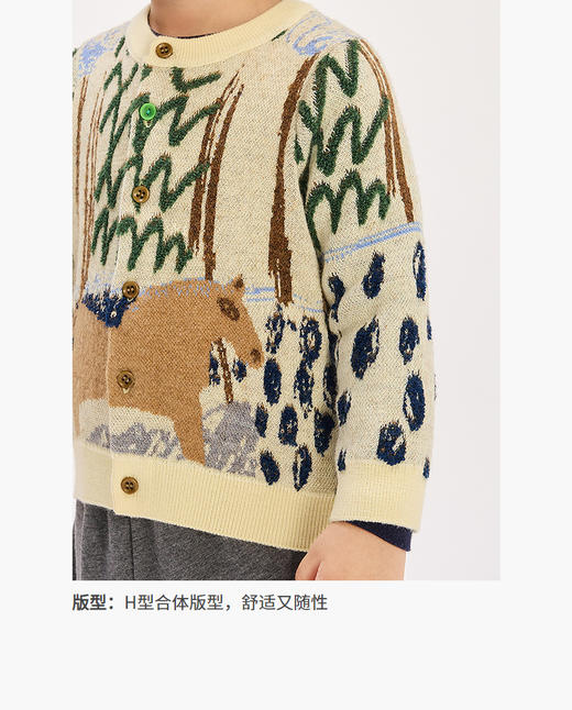 jnby   26年春款  短款开襟毛衫  YQ1311240 商品图5