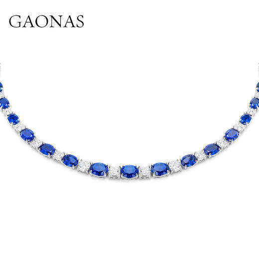 GAONAS  时尚贵气臻奢蓝色颈链11792XB 商品图2