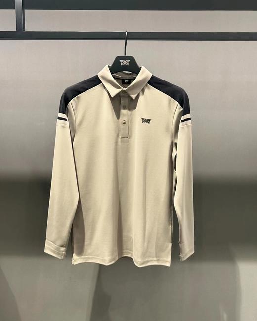 春新款男士拼肩撞色长袖上衣来啦！渠道高品质❗️质感好到爆！平铺渣图都这样，仔细分吧！⚠️放大看这个质感！多好啊！ 商品图2