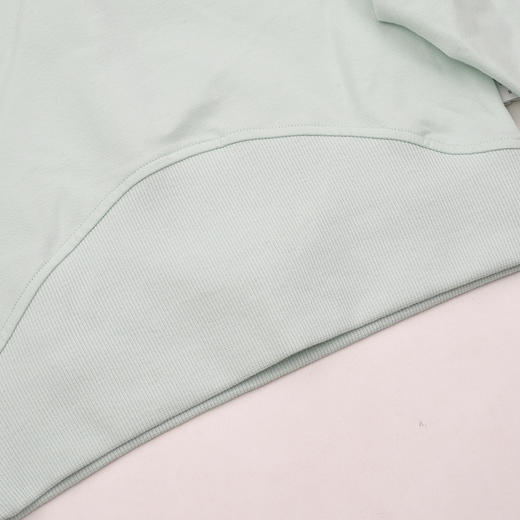 棉果果春季新品女童纯棉小线圈绿色翻领套头卫衣M122180226117 商品图7