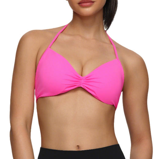 跃牌【欲动春风】系列 锦纶健身内衣性感细带挂脖运动文胸裸感速干瑜伽背心BB101 商品图4