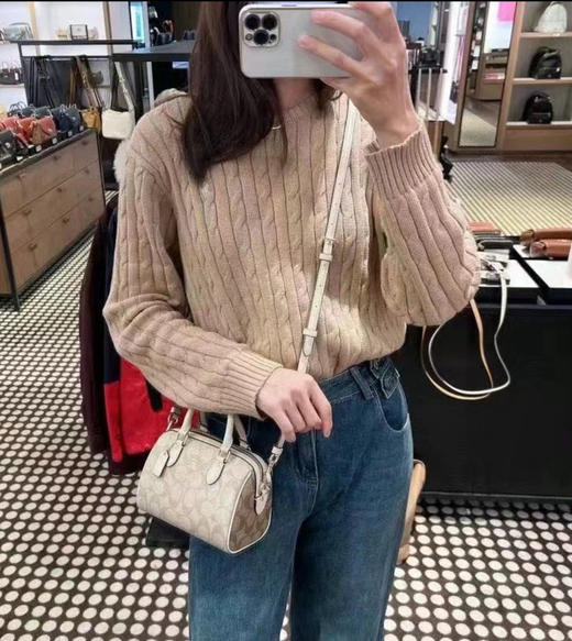 蔻驰 迷你波士顿 Rowan mini枕头包（SS） 商品图8