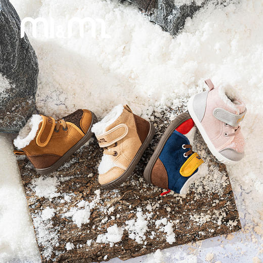 M1M2加厚羊咩咩短靴M112404223 商品图0