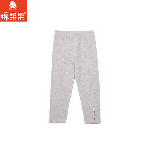 棉果果春季新品女童路路加螺纹纯棉打底裤M122206226129 商品图0