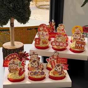 【2026新年蛋糕】动物奶油 | 马年杯子蛋糕cupcake
