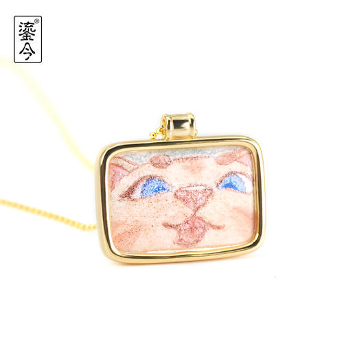 万物有灵·猫猫日常记系列画珐琅珠宝 商品图1