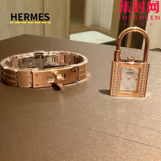 爱马仕 kelly凯莉系列 锁式腕表 一表多用 超实用性 女士腕表 搭载进口石英机芯 商品图4