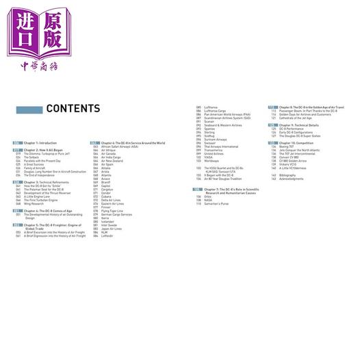【中商原版】麦道DC8 飞行传奇图文历史 Douglas DC8 A Legends of Flight Illustrated History 英文原版 Wolfgang Borgmann 商品图1