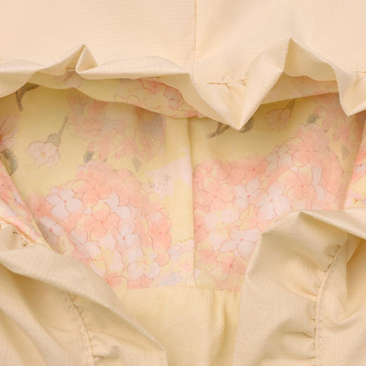 棉果果春季新品女童涤丝纺纯棉内里甜美可爱花边连帽风衣M122100326106 商品图7