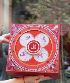 音乐盒五拼礼盒高档滋补养生送礼佳品西洋参鹿茸黄芪红参