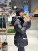 D122605极寒防护小蛮腰科技压胶连帽中长款女式羽绒服 商品缩略图2