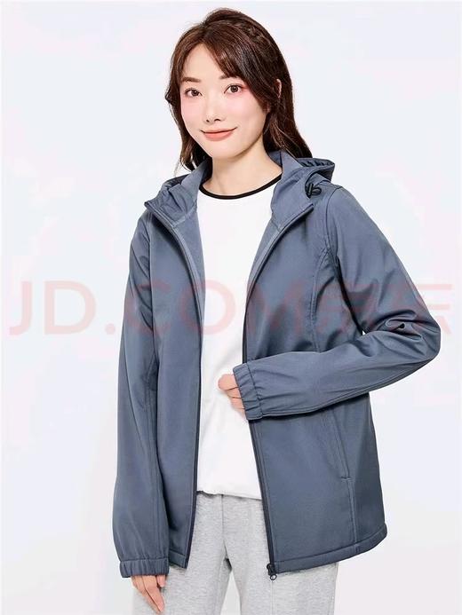 佐丹奴女装复合摇粒绒户外运动休闲连帽夹克13372726 商品图1