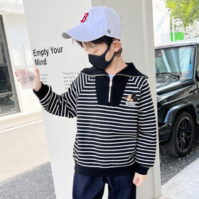 【Disney迪士尼】A79春秋男童长袖卫衣春款polo衫新款儿童上衣春季