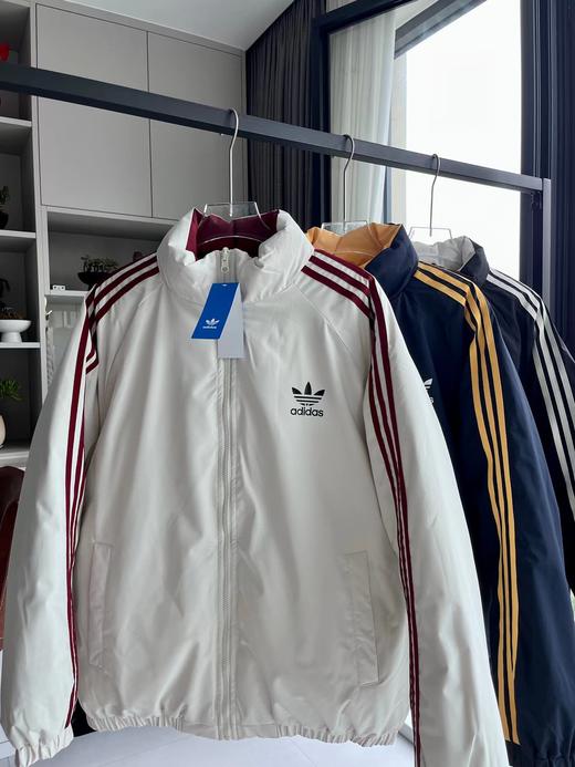 D122612三叶草撞色两面穿立领棉服外套男女同款 商品图2