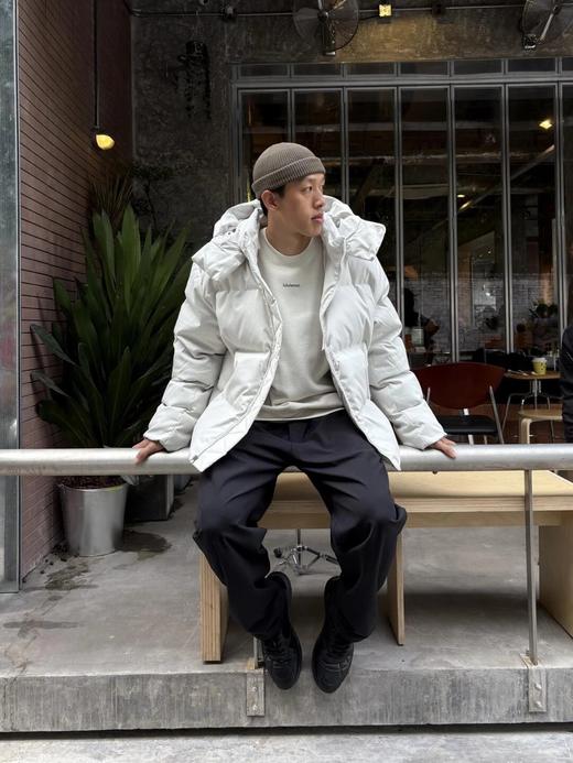 【松紧腰加厚奥粒绒男士休闲裤】进口W机能面料，特殊定织聚酯复合科技面料，温暖不臃肿，南方一条过冬WD 商品图5