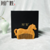 周广胜马年限定黄杨木雕刻马上有福便携实木梳子男女通用创意礼品 商品缩略图4