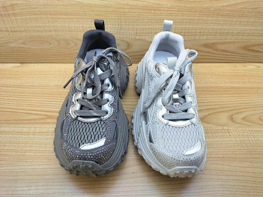 秋季新款豪行舒适休闲女鞋24378193厚底运动水钻老爹鞋系带单 商品图2