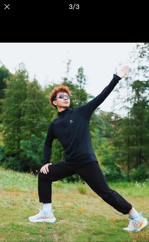 D122602男女同款圆领长袖抓绒套头衫保暖透气户外运动登山徒步卫衣 商品图14