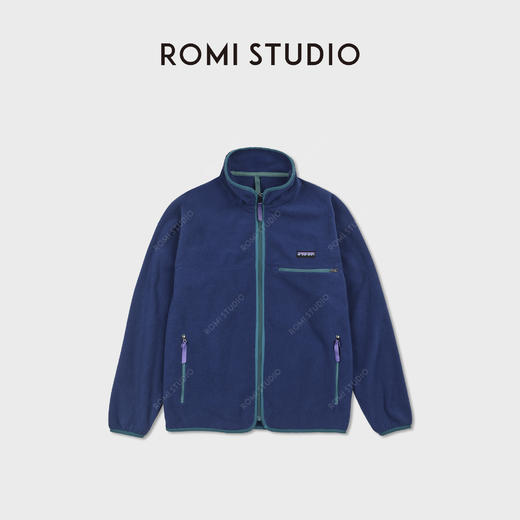 ROMI STUDIO“轻盈锁温”珊瑚绒云感柔软立领摇粒绒外套 RWCWWD7241 商品图1