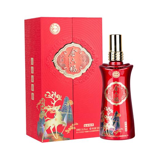 【节日礼赠】金六福 福禄相伴 度兼香型白酒 50.8度 500ml*6瓶整箱 商品图3
