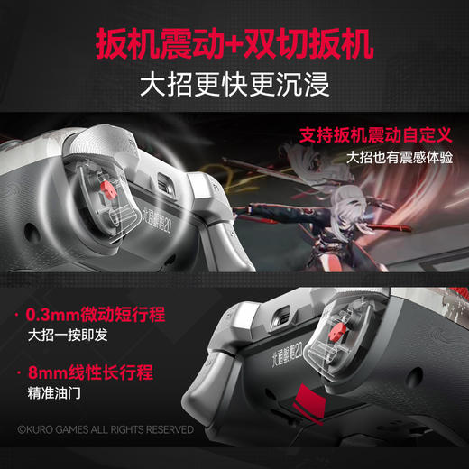 北通鲲鹏20战双帕弥什联名限定款无线游戏手柄智控蓝牙手柄 xbox电脑PC手机steamswitch2震动体感 商品图2