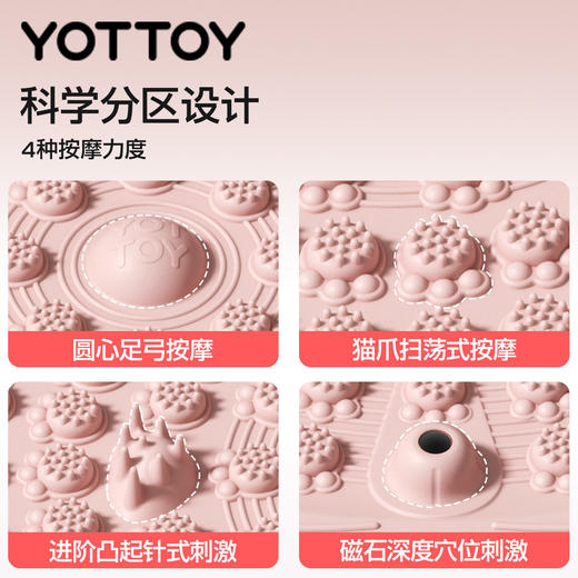YOTTOY指压板足底按摩垫慢跑脚踩原地跑步脚垫脚底经络疏通趾压板 商品图1