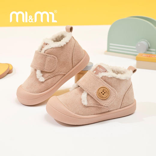 M1M2小纽扣绒靴M112404225 商品图4