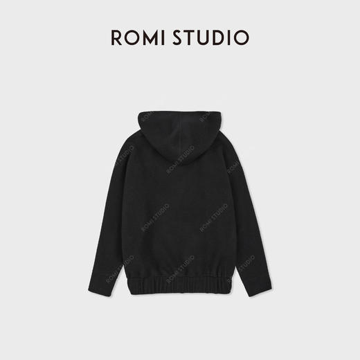 ROMI STUDIO“双面两穿”羊毛桑蚕丝混纺宽松毛呢外套 RWCWWG7084 商品图1