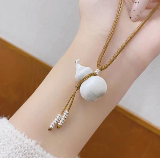 优选丨【新年双节特惠：GIRATI999银项链】S990葫芦吊坠项链/990新中式福禄时来运转葫芦吊坠 项链/五帝币项链一物一证 带礼盒 商品图5