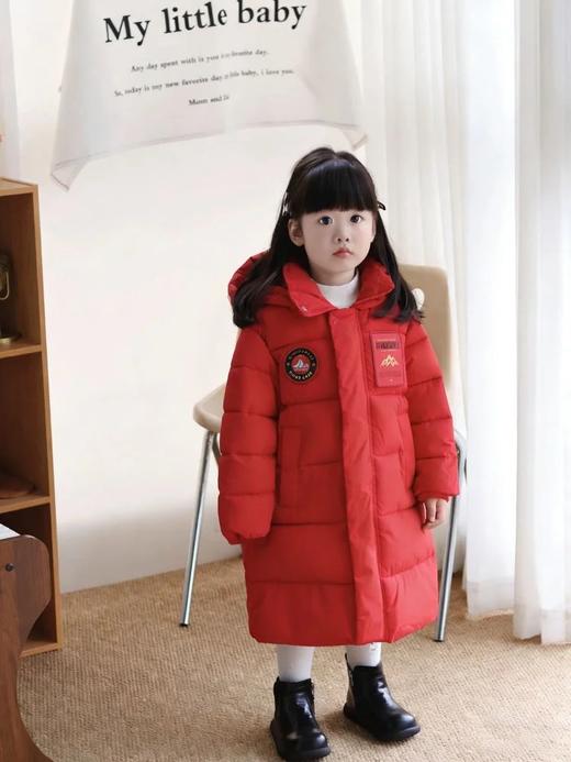 紧急清仓69.9❗【棉致·儿童中长款加厚黑金羽绒棉服】 商品图0