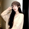 【山本羊毛堆堆帽】加宽短帽檐 修饰脸型 可调节帽围 柔软亲肤 久戴不闷不勒 精密紧实针脚 商品缩略图3