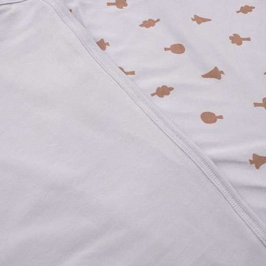 棉果果春季新品氨棉汗布柔软舒适5A抗菌纯棉毯子M105552200100（100*120厘米） 商品图1